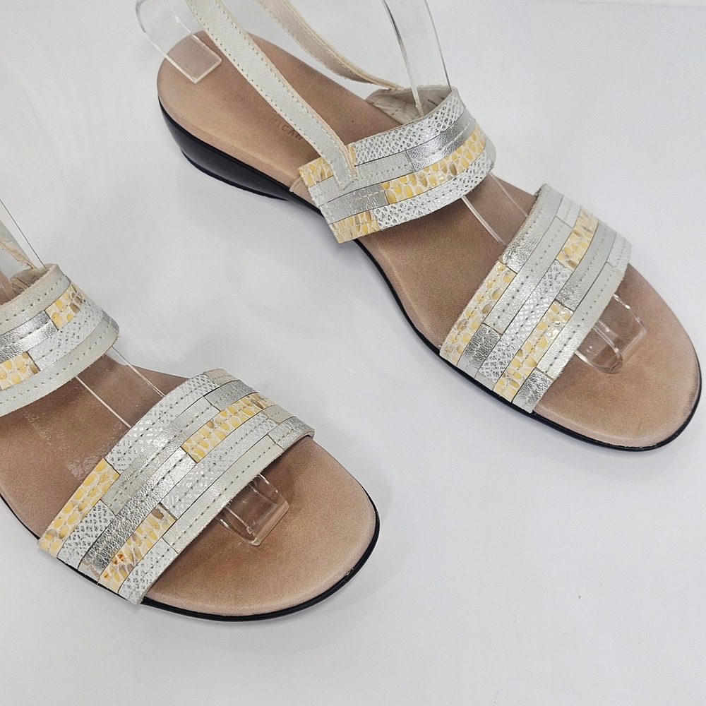 Munro Pisces Yellow White Silver Patchwork Slingb… - image 2